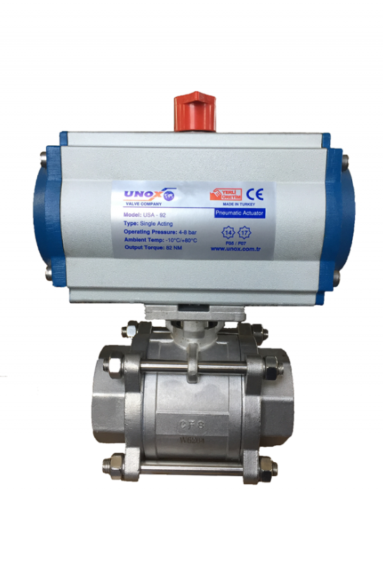 Double Acting Pneumatic Actuated Stainless Flanged Ball Valve is waiting for you on our website with the most special prices.